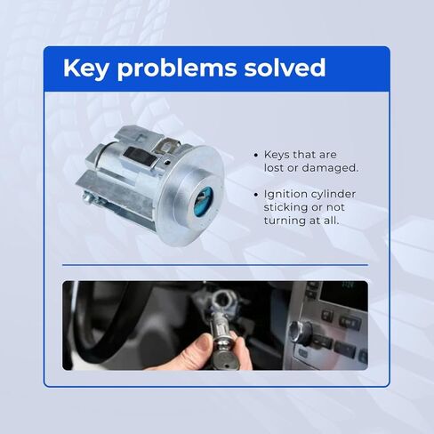 أسطوانة قفل الإشعال مع مفتاحين، متوافقة مع تويوتا سيينا 2004-2010، استبدال ما بعد البيع لرقم الجزء 69057-AE020 (K4L) in Kuwait