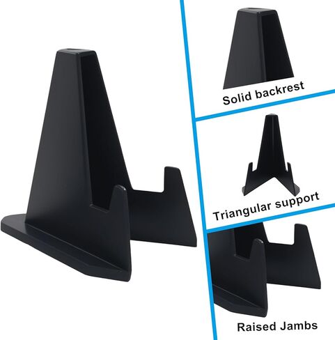 20 Pcs Card Display Stand, Black Mini Display Holder, 2.2 Inch Tall Holder Stand for Trading, Sports, Baseball Cards and Coins, Medals in Saudi Arabia