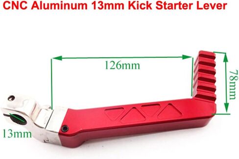 TC-Motor CNC الألومنيوم الأحمر Kickstarter Lever Kick Starter لـ 50cc 70cc 90cc 110cc 125cc Lifan YX الصينية حفرة الترابية دراجة نارية XR50 CRF50 CRF70 SSR Thumpstar in Saudi Arabia