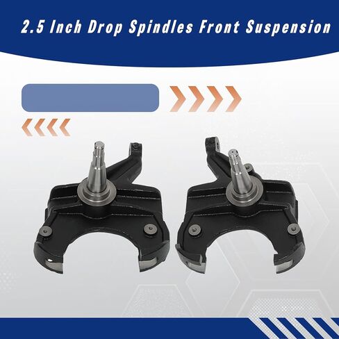 GXYWADY 2.5 Inch Drop Spindles Front Suspension Replacement for Chevy C10 W/Disc Brake 2wd 1963-1970 in Saudi Arabia