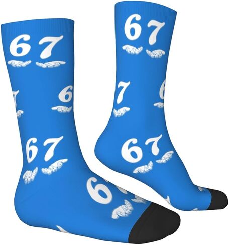 67 Socks Meme Funny 6 7 Socks Novelty Design for Girls Boys Women Men in Saudi Arabia