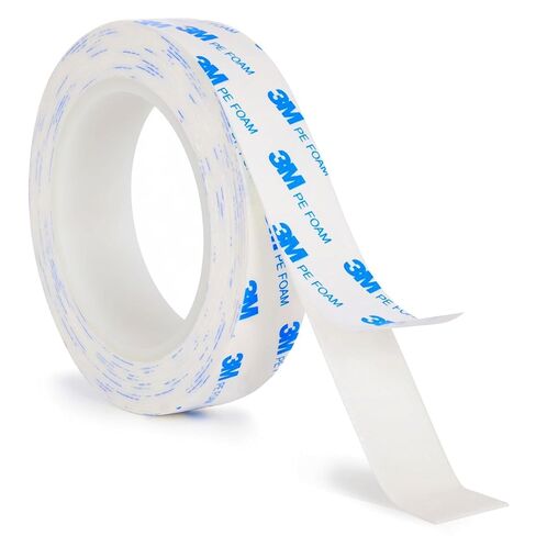 Heavy Duty Double Sided Tape 1in X 9.85ft, Removable No Residue Foam Adhesive Strips, Mounting Tape for Walls, Pictures, Posters, LED Light Strips & Home Decor (1in) in Saudi Arabia