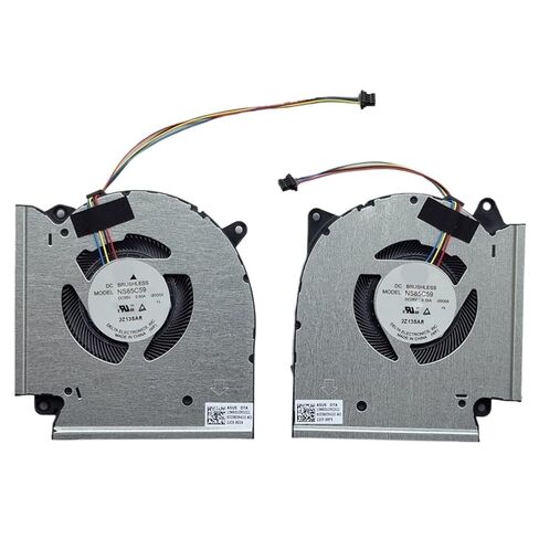 1pcs Laptop CPU GPU Cooling Fan for GL743QE NS85C59 DC05V 0.50A -20G05 13NR0510P02021 6033B0094101/201-20G04 13NR0510P01021(CPU Fan 20G04) in Saudi Arabia