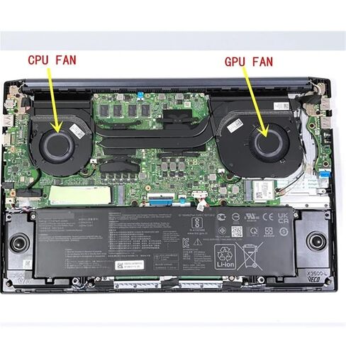 1pcs Laptop CPU Cooling Fan for Pro 15 K3500P K3500PC K3500PA K3500PH M5300Q M3500QC(GPU Fan) in Saudi Arabia