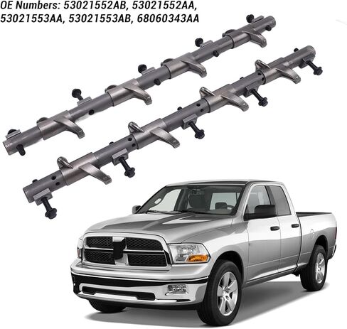 2 قطعة عوادم السحب عمود ذراع الروك الجمعية 5.7L ل 1500 2500 3500 5.7L, 53021553AA استبدال هيكل معدني قوي in Saudi Arabia