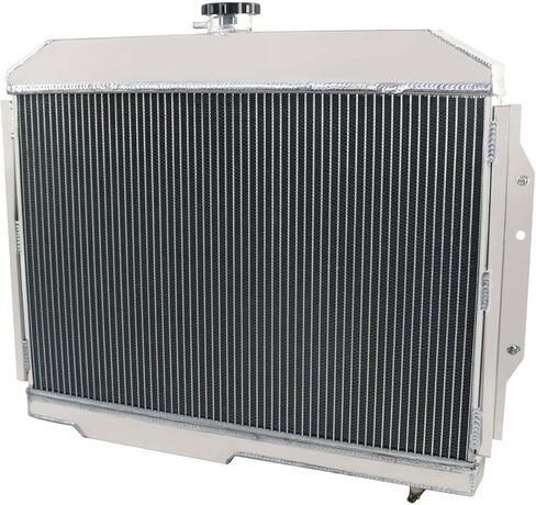 مرحل مروحة كفن مشعاع ألومنيوم بأربعة صفوف متوافق مع 1958-1974 AMC Matador Javelin Ambassador AMX Rambler Marlin Rebel SST WAGON حامل دعامة جانبية للمحرك in Kuwait