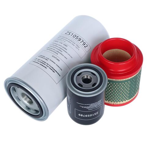 Filter Kit (ZS1059792 Air-Oil Separator + ZS1059789 Oil Filter + ZS1060579 Air Filter) Compatible with Air Compressor Replacement Part in Saudi Arabia
