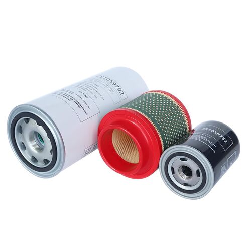 Filter Kit (ZS1059792 Air-Oil Separator + ZS1059789 Oil Filter + ZS1060579 Air Filter) Compatible with Air Compressor Replacement Part in Saudi Arabia