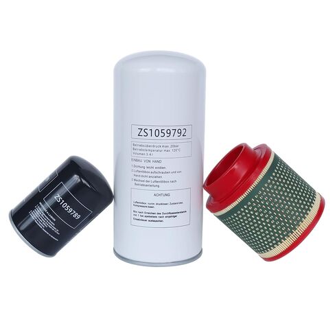 Filter Kit (ZS1059792 Air-Oil Separator + ZS1059789 Oil Filter + ZS1060579 Air Filter) Compatible with Air Compressor Replacement Part in Saudi Arabia
