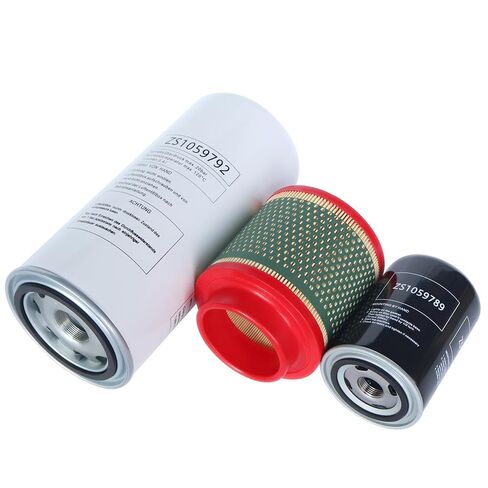 Filter Kit (ZS1059792 Air-Oil Separator + ZS1059789 Oil Filter + ZS1060579 Air Filter) Compatible with Air Compressor Replacement Part in Saudi Arabia