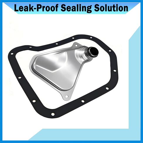 31728AA180 CVT Transmission Oil Pan Gasket & Filter Kit | Compatible with 2015-2019 Subaru Impreza Outback Forester Legacy XV Crosstrek Fits FB20, FB25, FA20, Series Engine Models/Durable Metal Silver in Saudi Arabia