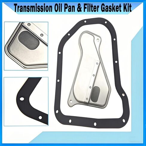 31728AA180 CVT Transmission Oil Pan Gasket & Filter Kit | Compatible with 2015-2019 Subaru Impreza Outback Forester Legacy XV Crosstrek Fits FB20, FB25, FA20, Series Engine Models/Durable Metal Silver in Saudi Arabia