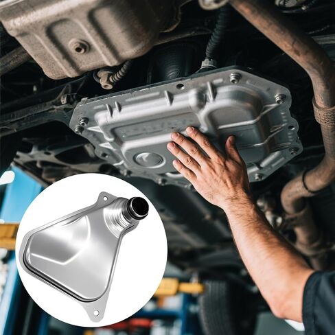 31728AA180 CVT Transmission Oil Pan Gasket & Filter Kit | Compatible with 2015-2019 Subaru Impreza Outback Forester Legacy XV Crosstrek Fits FB20, FB25, FA20, Series Engine Models/Durable Metal Silver in Saudi Arabia