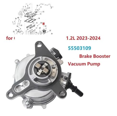 55503109 Brake Vacuum Pump 55495082 Compatible for Chevrolet Tracker Onix 1.2L Booster Assembly in Kuwait