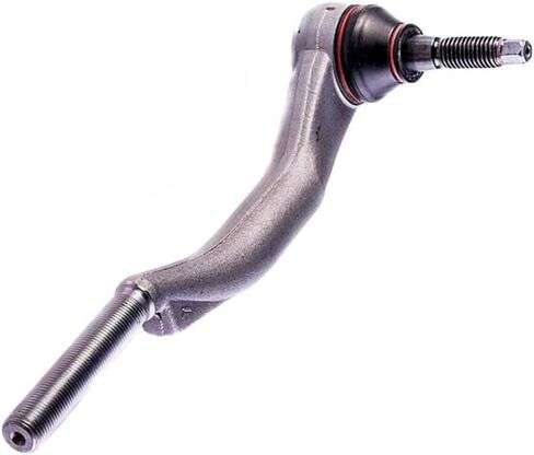 CarLights360 For Chevy SSR 2003 2004 2005 2006 Steering Tie Rod End | Steel | E-Coated Finish | Black Boot Color | Silver, Black Color | End 1 And 2 Attachment Threaded Type | For 26100286, 8261002860 in Saudi Arabia