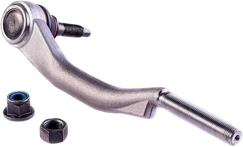 CarLights360 For Chevy SSR 2003 2004 2005 2006 Steering Tie Rod End | Steel | E-Coated Finish | Black Boot Color | Silver, Black Color | End 1 And 2 Attachment Threaded Type | For 26100286, 8261002860 in Saudi Arabia