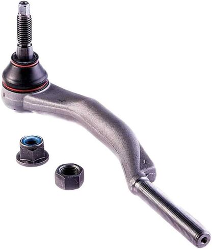 CarLights360 For Chevy SSR 2003 2004 2005 2006 Steering Tie Rod End | Steel | E-Coated Finish | Black Boot Color | Silver, Black Color | End 1 And 2 Attachment Threaded Type | For 26100286, 8261002860 in Saudi Arabia