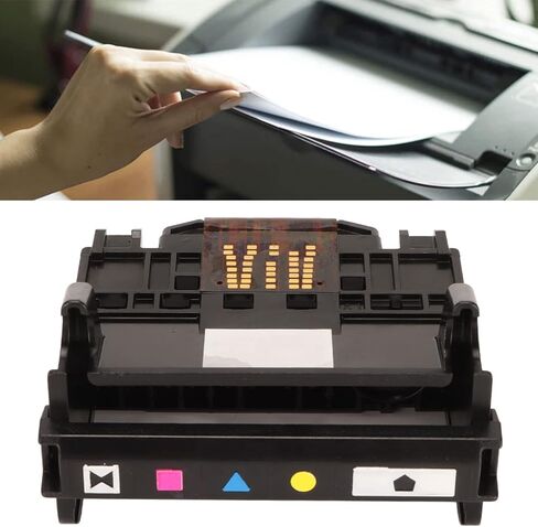 Printer Head Model with ABS Material, Long Service Life, Easy to Install and Replace, Suitable for Photosmart 7520 7510 7525 7515 C6340 D7560 C6350 Printers in Saudi Arabia