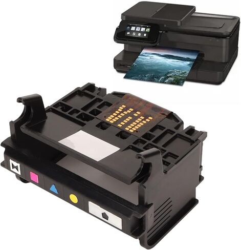 Printer Head Model with ABS Material, Long Service Life, Easy to Install and Replace, Suitable for Photosmart 7520 7510 7525 7515 C6340 D7560 C6350 Printers in Saudi Arabia