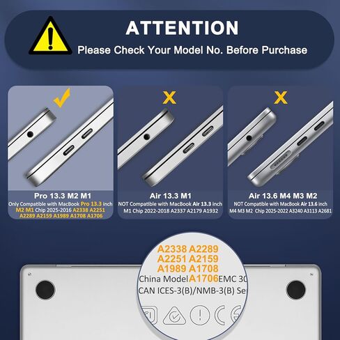 حافظة MOSISO متوافقة مع جهاز MacBook Pro 13 بوصة 2026، 2025، 2024، 2023-2016 M2 M1 A2338 A2251 A2289 A2159 A1989 A1708 A1706، حافظة صلبة مطلية بجلد البولي يوريثان وغطاء لوحة مفاتيح، بني in Kuwait
