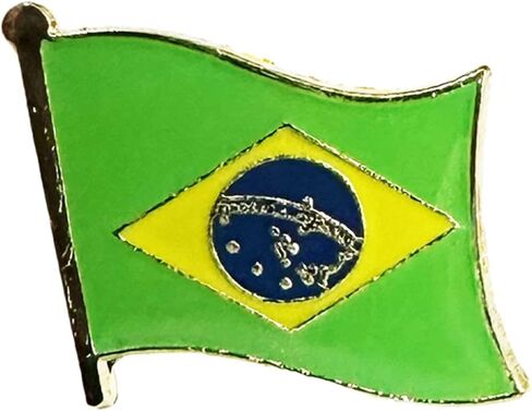 1 PCS National Flag Enamel Pin Collection, Metal Brooch with Butterfly Clasp, 1.9 x 1.6 cm in Saudi Arabia