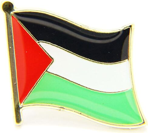 1 PCS National Flag Enamel Pin Collection, Metal Brooch with Butterfly Clasp, 1.9 x 1.6 cm in Saudi Arabia