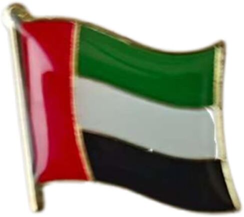 1 PCS National Flag Enamel Pin Collection, Metal Brooch with Butterfly Clasp, 1.9 x 1.6 cm in Saudi Arabia