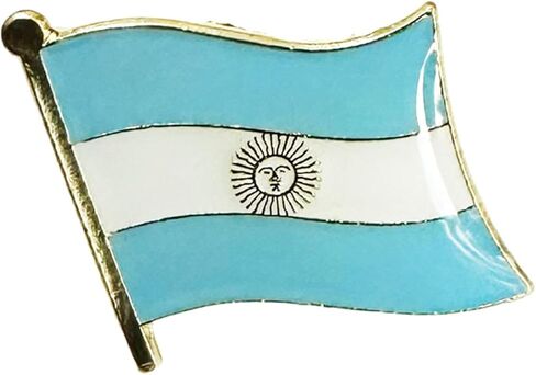 1 PCS National Flag Enamel Pin Collection, Metal Brooch with Butterfly Clasp, 1.9 x 1.6 cm in Saudi Arabia