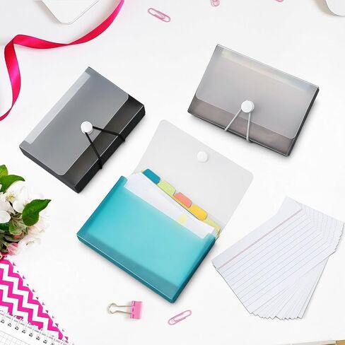 3 Set 3" x 5" Index Card Case Box Includes 900 Cards 3 Business 3x5 Index Card Holders with 15 Tab Dividers Comes for Storing Recipe Cards Office School in Saudi Arabia