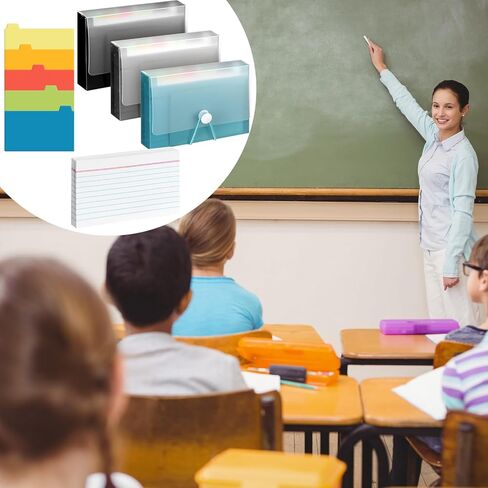 3 Set 3" x 5" Index Card Case Box Includes 900 Cards 3 Business 3x5 Index Card Holders with 15 Tab Dividers Comes for Storing Recipe Cards Office School in Saudi Arabia