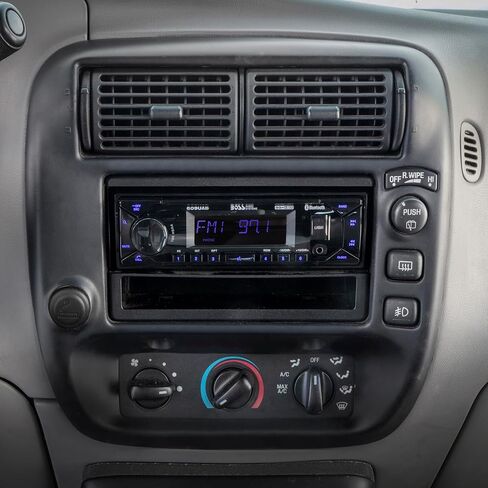 مجموعة أدوات تثبيت راديو Scosche FD2080 Single DIN وجيب متوافق مع مركبات Ford وLincoln وMazda وMercury مختارة من 1995-11 - مجموعة تركيب ستيريو للسيارة ما بعد البيع - لا تناسب Double DIN in Saudi Arabia
