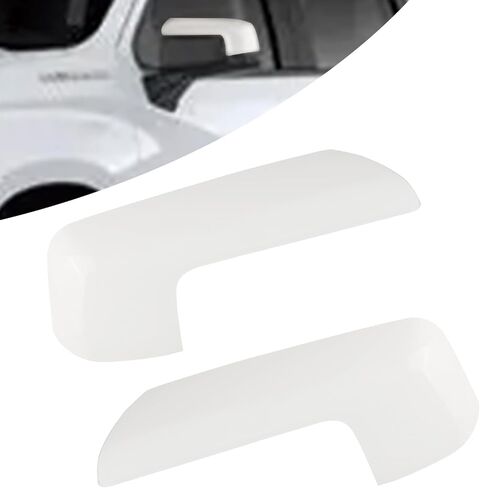 أغطية مرآة خارجية بيضاء متوافقة مع Chevy Silverado 1500/ GMC Sierra 1500 2019-2024 قطع غيار الملحقات تحل محل 84328137 يسار يمين 1 زوج in Kuwait