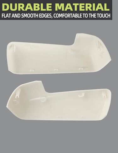 أغطية مرآة خارجية بيضاء متوافقة مع Chevy Silverado 1500/ GMC Sierra 1500 2019-2024 قطع غيار الملحقات تحل محل 84328137 يسار يمين 1 زوج in Kuwait