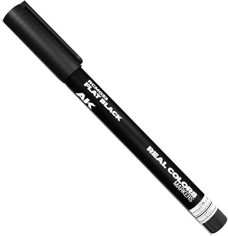 AK REAL COLORS MARKER RCM033 FLAT BLACK in Saudi Arabia