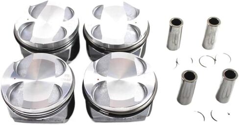طقم مكبس وحلقة محرك 4 قطع 11257589348 77 ملم STD مجموعة متوافقة مع Paceman R56 Ring R55 R56 R57 R58 R60 Cooper Countryman in Saudi Arabia