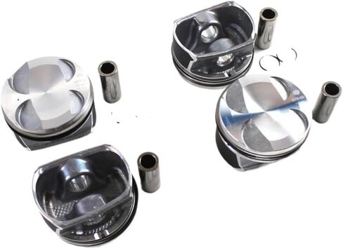 طقم مكبس وحلقة محرك 4 قطع 11257589348 77 ملم STD مجموعة متوافقة مع Paceman R56 Ring R55 R56 R57 R58 R60 Cooper Countryman in Saudi Arabia