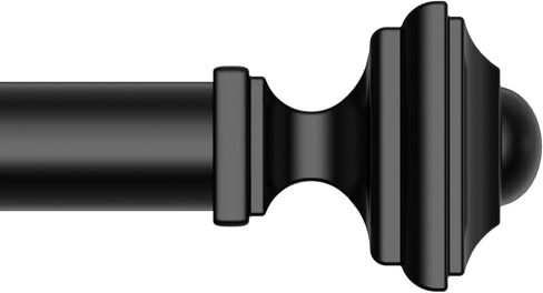 2 حزمة قضيب ستارة ذهبي للنوافذ 36-88 بوصة، 1 بوصة عمود ستائر قابل للتعديل للخدمة الشاقة، قضيب معالجة النوافذ الحديث مع لمسات نهائية مربعة مزخرفة، سهل التركيب in Kuwait