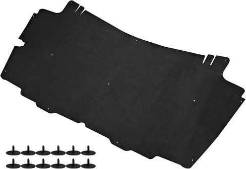 Under Hood Insulation Pad w/ Clips Fits for Dodge Ram 1500 2002-2008, for Dodge Ram 2500 3500 2003-2009, Truck Hood Insulation Pad Heat Shield in Saudi Arabia
