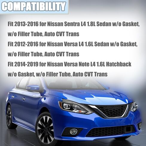AUCERAMIC 313903JX0A Transmission Oil Pan with Drain Plug Fit for Nissan Sentra 2013-2016 Versa 2012-2016 Versa Note 2014-2019 L4 1.6L 1.8L 313903JX1A 313903XX0B 31390X420A 265-842 in Saudi Arabia