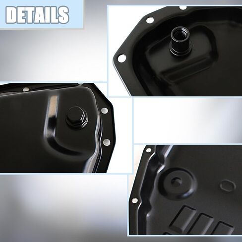 AUCERAMIC 313903JX0A Transmission Oil Pan with Drain Plug Fit for Nissan Sentra 2013-2016 Versa 2012-2016 Versa Note 2014-2019 L4 1.6L 1.8L 313903JX1A 313903XX0B 31390X420A 265-842 in Saudi Arabia