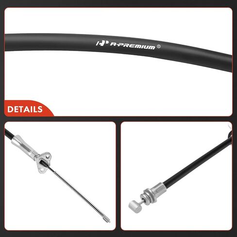 مجموعة كابل فرامل الانتظار الجانبية للسائق الخلفي A-Premium متوافقة مع موديلات Toyota: Camry 2007 2010-2011، ناقل الحركة اليدوي - استبدال # 4643033140 in Saudi Arabia