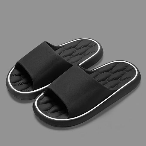 Cozy Thick-Sole Slippers for Women and Men, Indoor & Outdoor House Slippers for Women,White in Saudi Arabia