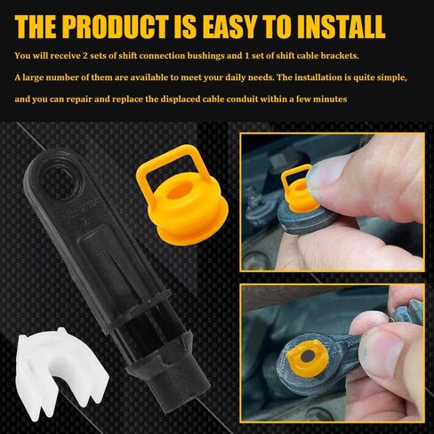 3PCS Transmission Shifter Linkage Cable Bushing Repair Kit, 14104 15276979 52855956AG Shift Cable Bushing Clamp Compatible with Chevy Silverado 1500 2500 3500 Buick GMC JEEP RAM Dodge in Saudi Arabia