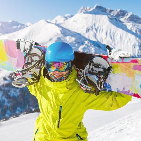 Warm Winter Ski Gloves, Windproof Thermal Gloves with Touchscreen Function, Waterproof Snowboard Glove for Outdoor Sports in Saudi Arabia