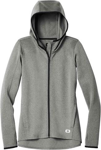 OGIO Women's Stealth Full Zip Jacket | Athletic Zippered Hoodie with Reflective Details, Breathable Workout Jacket in Saudi Arabia
