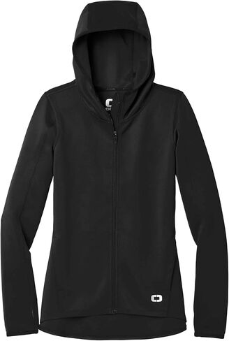 OGIO Women's Stealth Full Zip Jacket | Athletic Zippered Hoodie with Reflective Details, Breathable Workout Jacket in Saudi Arabia