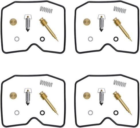 4 Sets Motorcycle Carburetor Rebuild Repair Tool Kit Compatible With Automotive Motorcycle Parts KLR250 KLF300 KLX250 D KLX250R KLX250D KLX250H KLX250S in Saudi Arabia