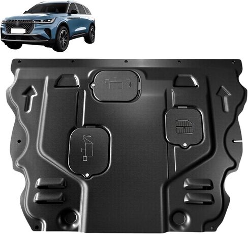 درع سبلاش المحرك الأمامي مناسب لـ 2019-2023 Lincoln Nautilus Engine Case Guards مناسب لـ 2013-2019 Lincoln MKZ تحت غطاء المحرك اللوحات الطينية تحل محل اللوحات الأصلية مباشرة in Saudi Arabia