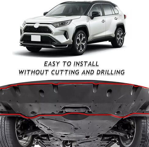 Bewild Front Engine Splash Shield Under Cover Fit for 2019-2023 Toyota RAV4 Replacement for TO1228240, 514410R100 in Saudi Arabia
