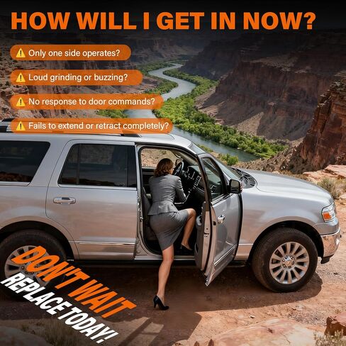 مجموعة محرك لوحة تشغيل الطاقة اليسرى واليمنى بدون دعامة متوافقة مع Ford Expedition وLincoln Navigator (2007-2014) قاعدة عجلات 119 بوصة، تحل محل OEM 9L7Z16A506A 9L7Z16A507A 747900 747901 in Saudi Arabia